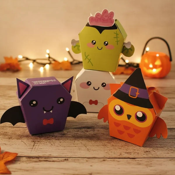 Cajitas Halloween personajes