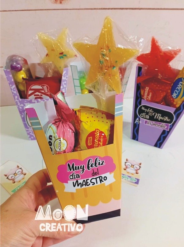 10 Cajas Bouquet Día del Maestro