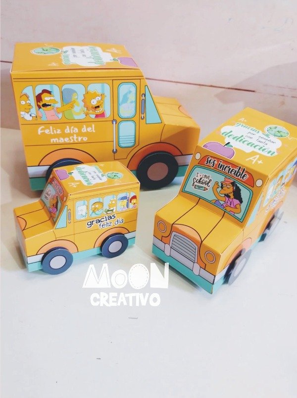 3 Autobus Simpson Día del maestro
