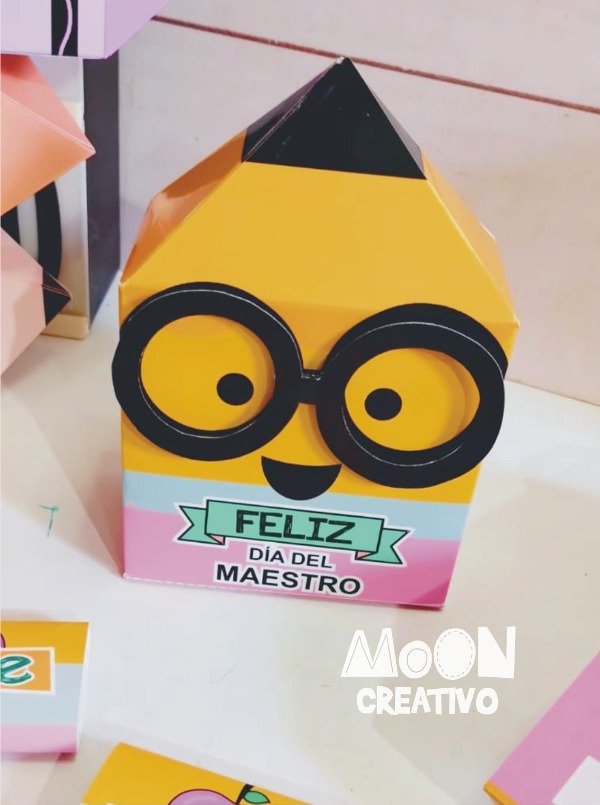 2 Cajaas lápices porta Chocolatines