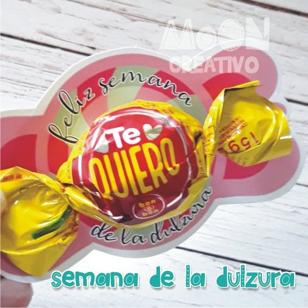 Tarjeta Caramelo Semana de la Dulzura