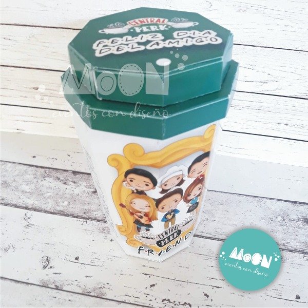 Vaso Central PERK FRIENDS Amigos