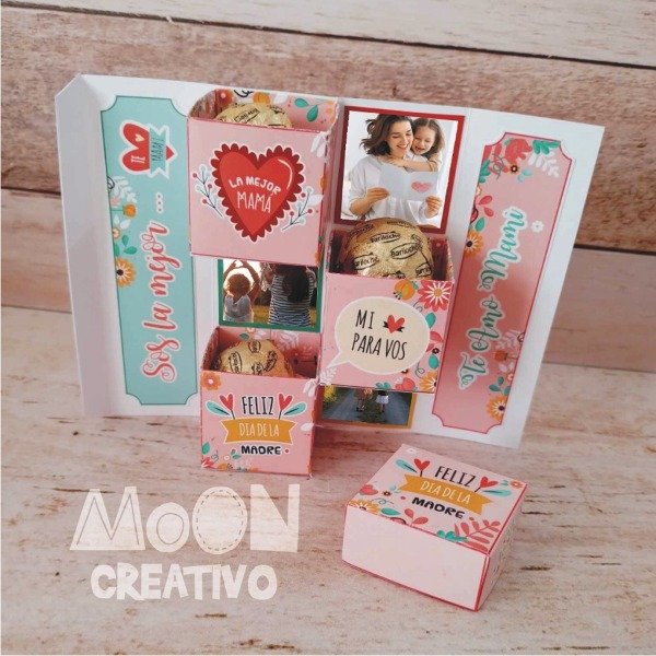 Caja Con fotos Día de la Madre
