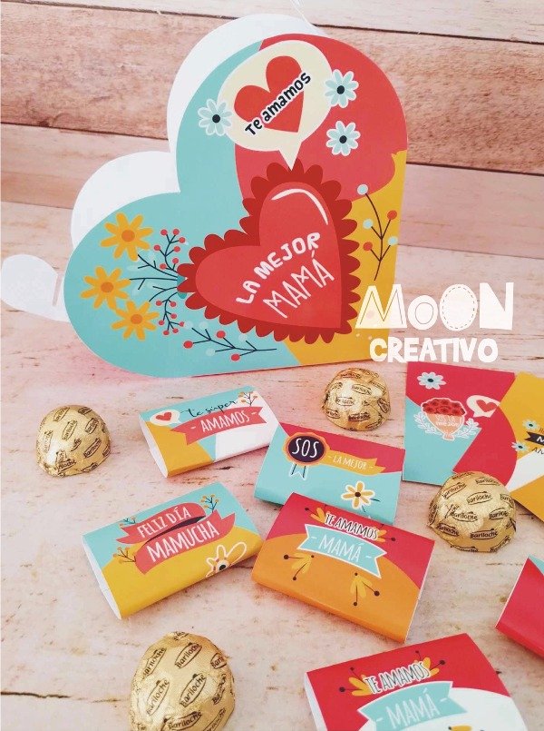 Caja Corazón XL Mamá