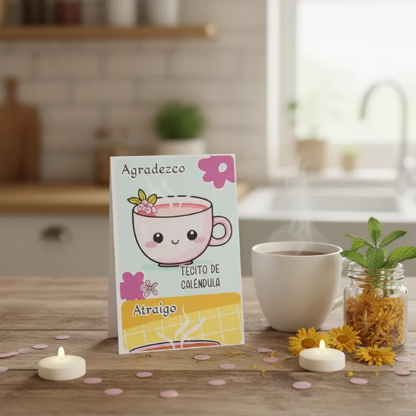 12 Porta Té con Mensajitos