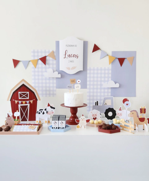 Kit Deco Granjita + Milkbox