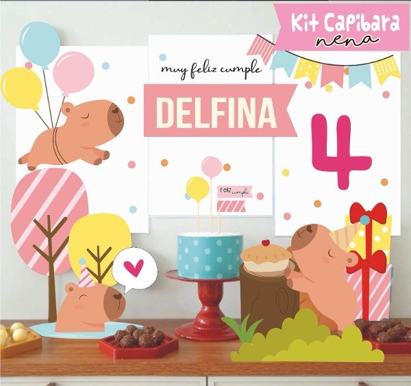 Kit Capibara Nena