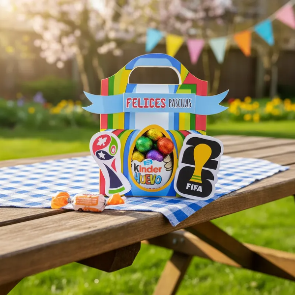 Bolsitas porta Huevitos Fútbol