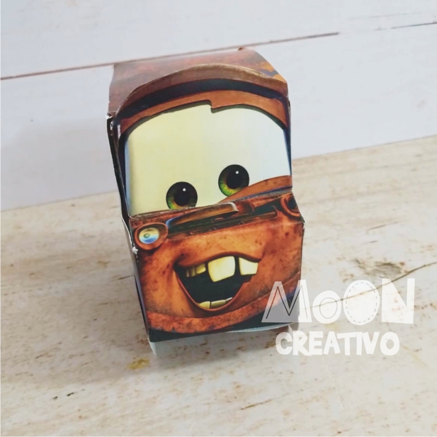 Caja Matte Cars Textos Editables